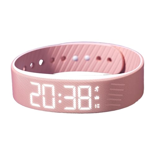 振動 目覚まし リストバンド、サイレントスマートリストバンド、充電式 防貪睡 目覚まし時計 振動 静音腕時計 アラーム 時間管理 調整可能 腕時計 リストバンド 手首バンド型 仕事 旅行 スポーツ アウトドア、男女兼用